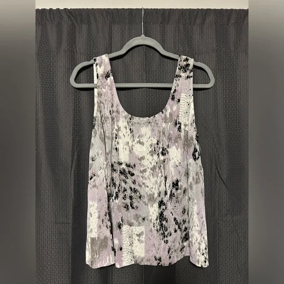 NEW Alex Evenings Icy Orchids Sleeveless Dress Blouse Size 2X - Picture 2 of 6